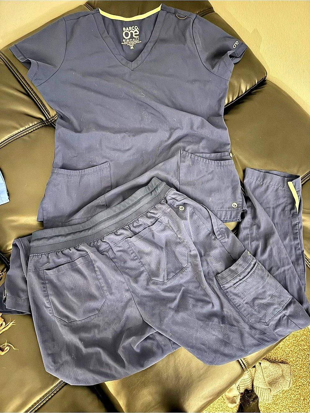 Gray Athletic Top & Shorts Set